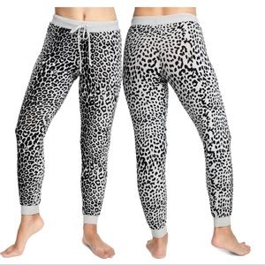 Chaser Animal Print Leopard Joggers